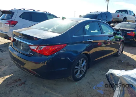 2013 Hyundai Sonata Limited из США, поврежденный, VIN 5NPEC4AC0DH675210